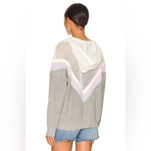 Spiritual Gangster Amar Meshed Up Hoodie in Heather Grey Size XL Extra Large - Picture 6 of 12